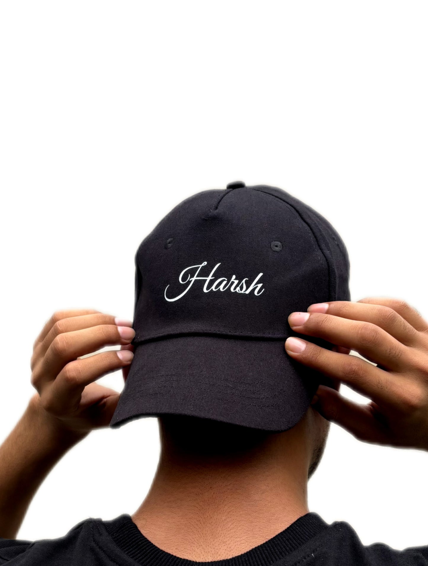 Personalized Name Cotton Cap for Men & Women (pack of 2)