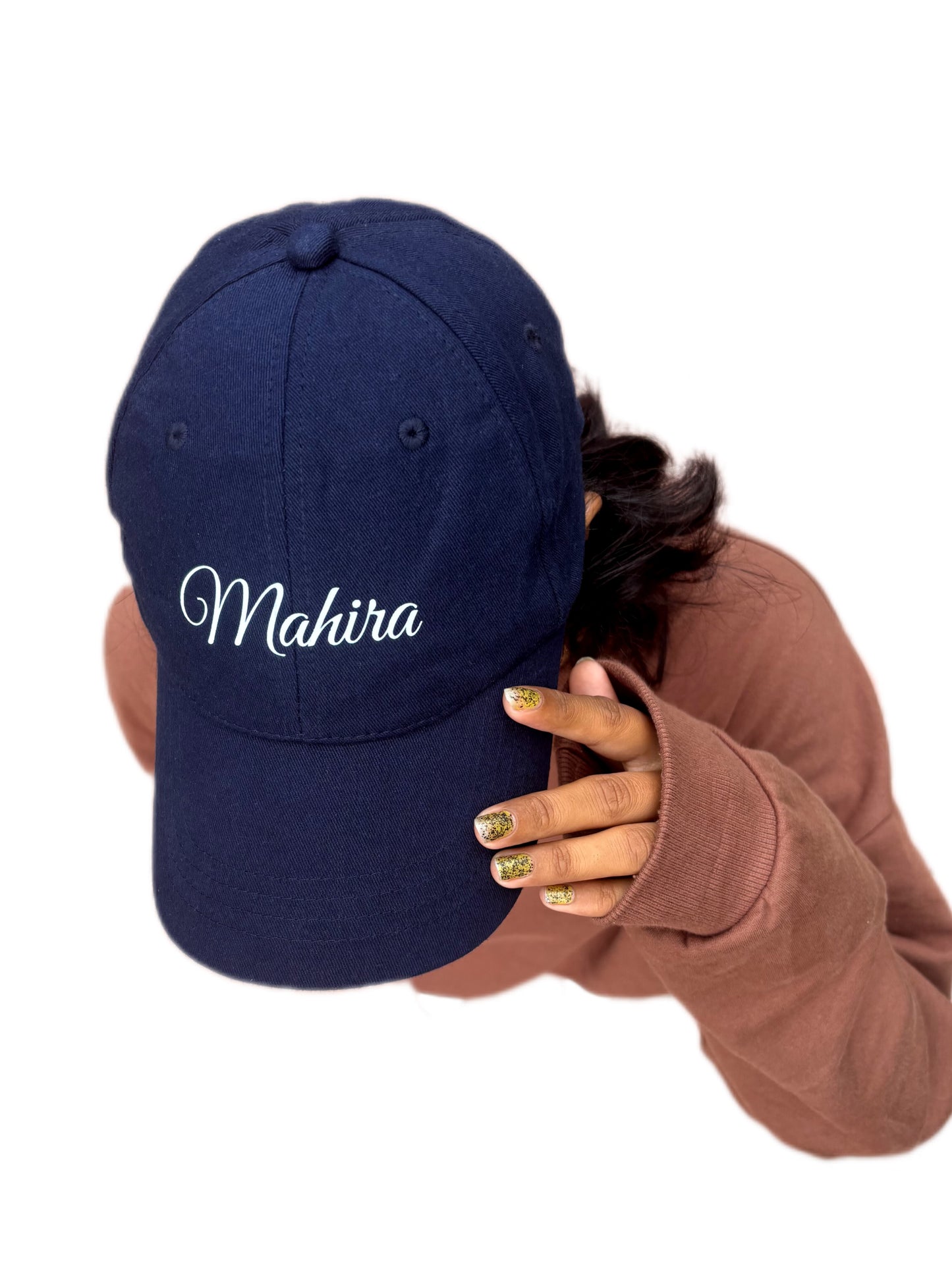 Personalized Name Cotton Cap for Men & Women (pack of 2)